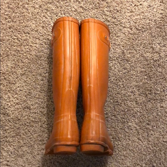 Orange Hunter boots - tall - Picture 3 of 6